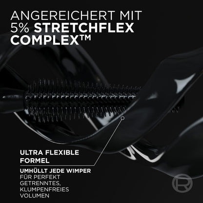 L'Oréal Paris Augen Make Up, Panorama Mascara für Volumen & Definition, Wimperntusche für optisch 1,4x größere Augen, Volume Million Lashes mit Panorama-Bürste, Farbe Schwarz, 1x 9,9ml