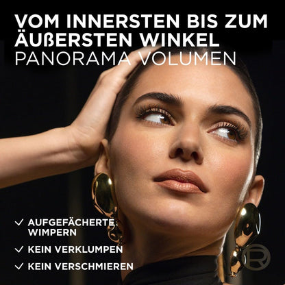 L'Oréal Paris Augen Make Up, Panorama Mascara für Volumen & Definition, Wimperntusche für optisch 1,4x größere Augen, Volume Million Lashes mit Panorama-Bürste, Farbe Schwarz, 1x 9,9ml