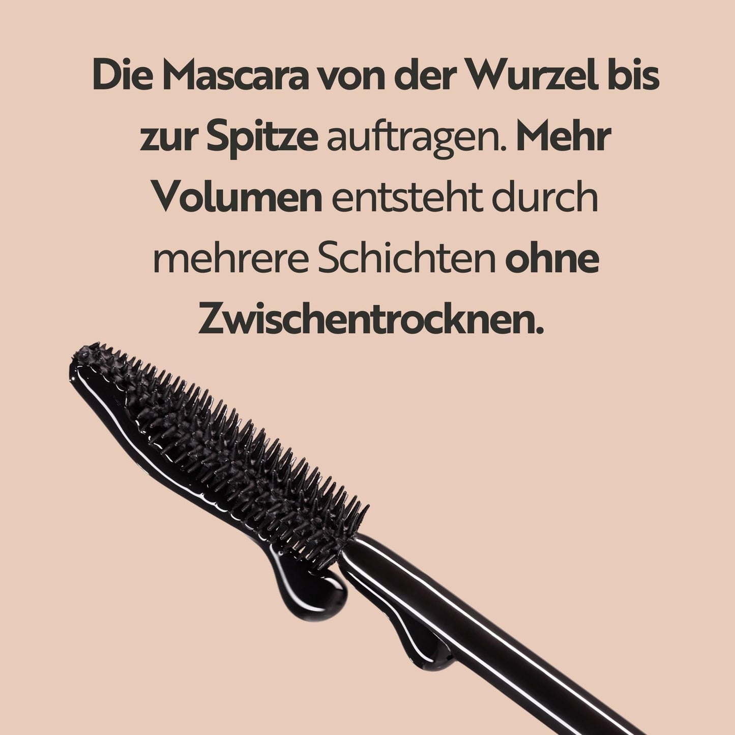 M. Asam Mascara Grow & Tint Deep Black MAGIC FINISH (12ml) – Mascara mit Wachstumsserum & Tönungseffekt, Wimpernpflege für mehr Länge & Volumen, Für definierte & natürlich dunklere Wimpern, Vegan