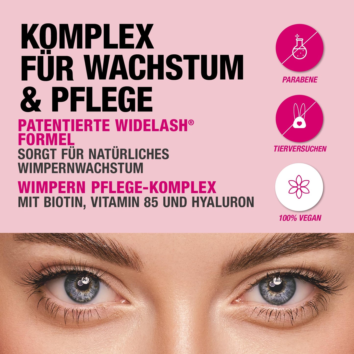 LASHCOCAINE OVERRICH MASCARA – NEW 3LOOKS Technology – Wimperntusche unterstützt natürliches Wimpernwachtum - TRENDING BLACK Mascara by Svenja Walberg - WISCHFEST - VEGAN - MADE IN GERMANY